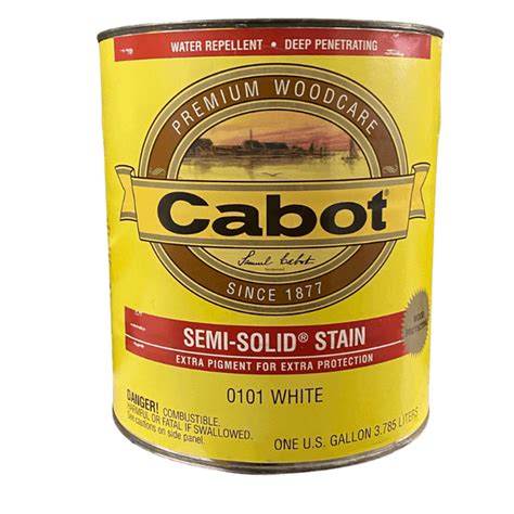 Cabot Semi Transparent Stain Color Chart