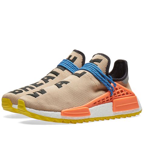 Adidas X Pharrell Williams Nmd Hu Trail Pale Nude Black And Yellow End