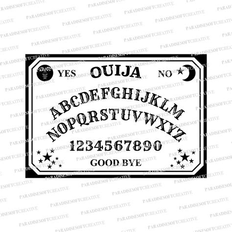 Ouija Board Mobile Application Physics Boards Cricut Spirit Svg