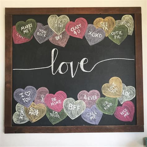 Valentine Chalkboard Crafts S Day Ideas