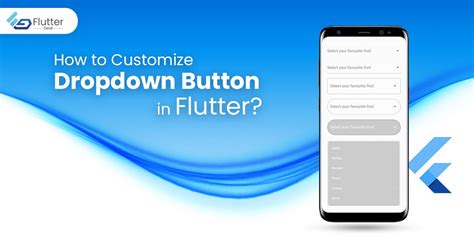 Customize Flutter Dropdown Button - Border, Color, Icon & More