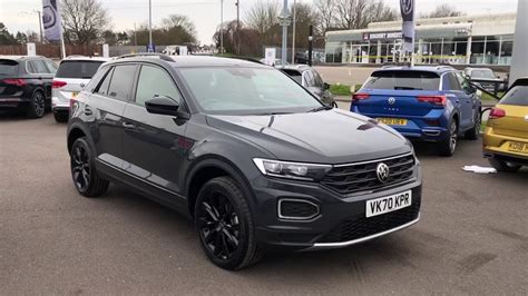 Volkswagen T Roc 15tsi Black Edition Evo Urano Grey Used Car Wrexham