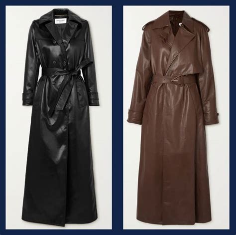 10 Best Leather Trench Coats 2021 Stylish Leather Trench Coats For Women