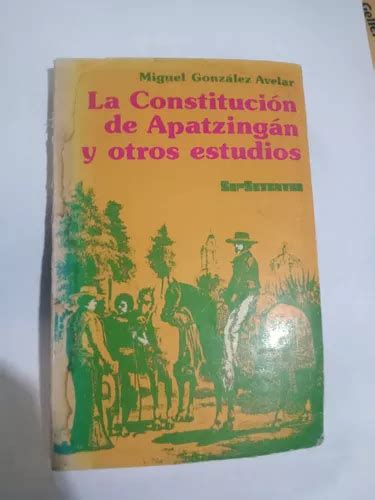 La Constituci N De Apatzing N Y Otros Estudios M G Avelar Meses