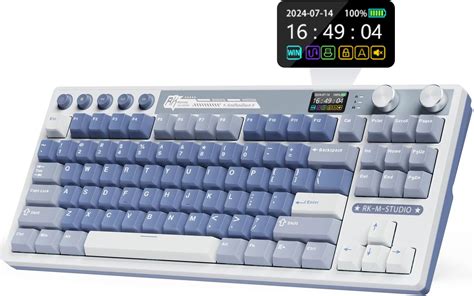 Amazon Rk Royal Kludge M Mechanical Keyboard With Oled Smart