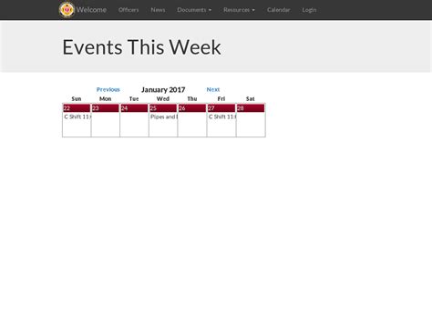 MyCalendar plugin - October CMS