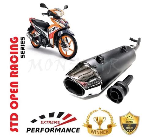 Wave Dash V Mm Ekzos Epower Berang Racing Sport Std Open Exhaust