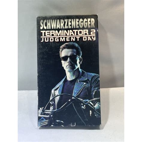 Media Terminator Judgment Day Vhs Arnold Schwarzenegger