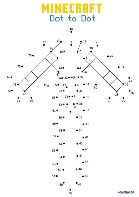 Free Printable Minecraft Dot To Dot