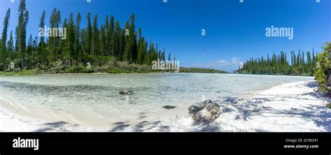 Beautiful Panoramic Seascape Of Natural Swimming Pool Of Oro Bay Isle