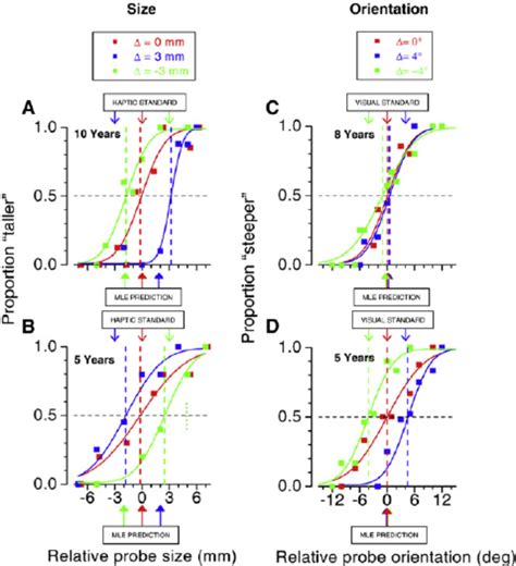 Illustrations Of Stimuli And Sample Psychometric Functions A And E