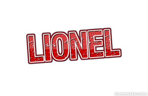 Lionel Logo Herramienta De Dise O De Nombres Gratis De Flaming Text