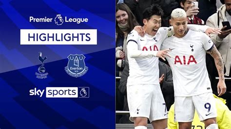 Tottenham 2-1 Everton | Premier League highlights | Video | Watch TV ...