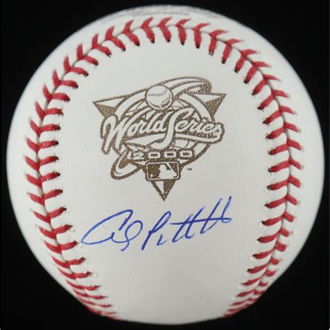 Andy Pettitte Signed 2000 World Series Baseball Fanatics Pristine