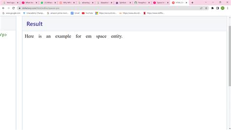 How To Add Space In Html Javatpoint