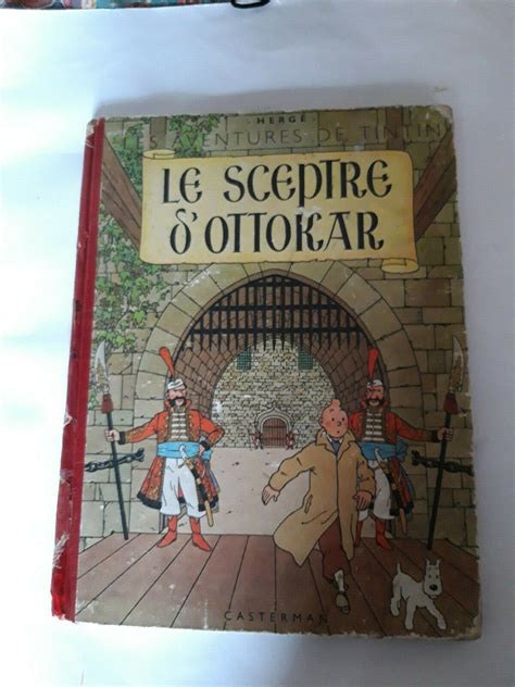 Comicsvalue Album De TINTIN Le Sceptre D Ottokar B7bis 1952 Bon