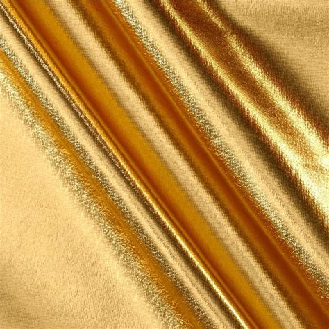 Amazon Ben Textiles Foil Lame Knit Spandex Gold Fabric By