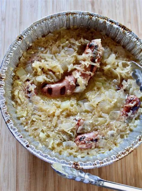 Grilled Beer Brats And Sauerkraut Recipe