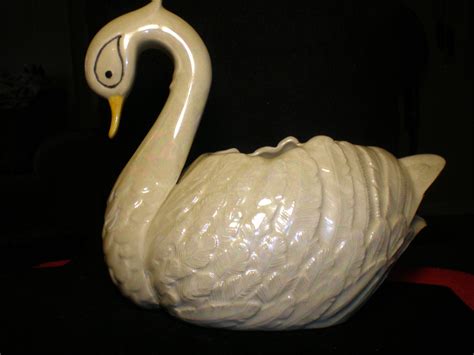 Ceramic Swan Planter