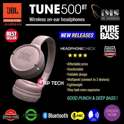 Jual Headphone Jbl T500Bt T 500 Bt Tune 500Bt Successor T450Bt