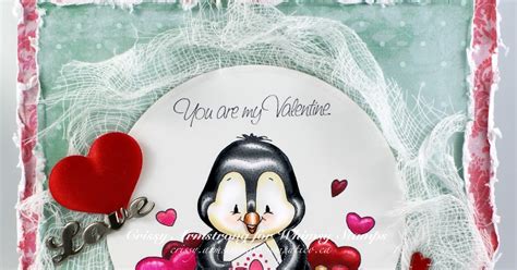 Crissy's Art & Heart: Penguin Valentine