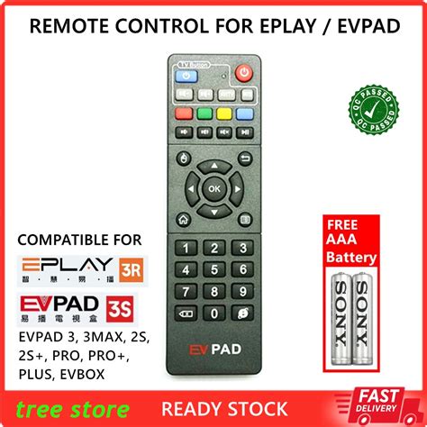 Eplay Evpad Remote Control For Eplay R Evpad P X P S S Max S