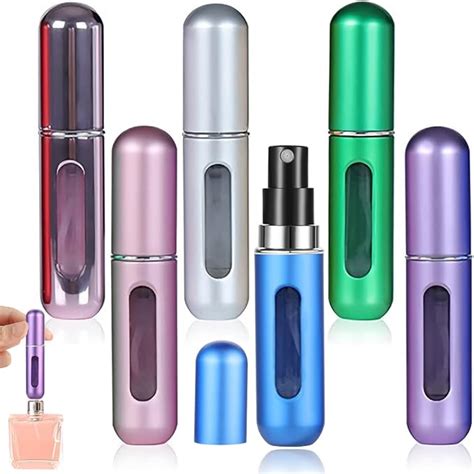 Atomiseur De Parfum Portable Vaporisateur Pour Voyage 5 Ml 6 PCS Mini