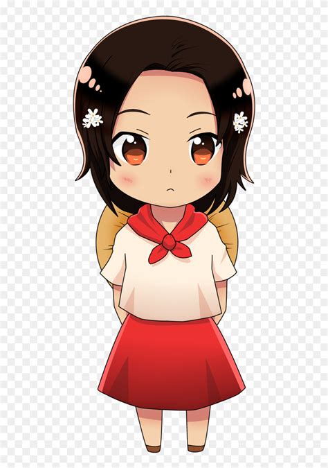 Download Philipines Clipart Anime Filipino Chibi Png Download