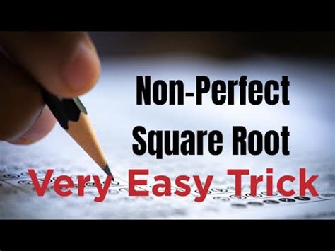 Non Perfect Square Root Best Trick In Hindi Square Root Of Any