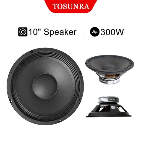 TOSUNRA 10 Replacement Woofer Speaker 1005 Subwoofer Audio For Home