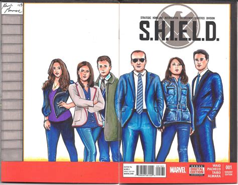 Marvel Agents Of Shield Sketch Cover By Kevinsunfiremunroe On Deviantart