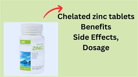 Neolife Chelated Zinc Tablet Benefits Side Effects And Dosage Tannos Health