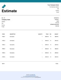 Free Drywall Estimate Sample Template Invoiceowl