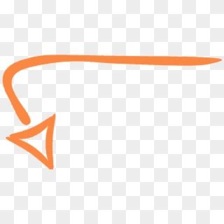 Orange Curved Arrow Gallery - Curved Arrow Orange Png, Transparent Png ...