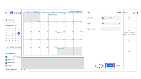 How To Print Google Calendar Easy Steps With Pictures