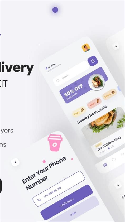 Eatly Food Delivery App Ui Kit