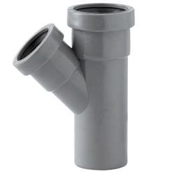 PVC SANITAIRE TE GRIS BENOR 75MM 45 2XF M A JOINT