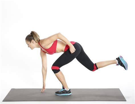 Single-Leg Touch and Hop | Best Cardio Bodyweight Exercises | POPSUGAR ...