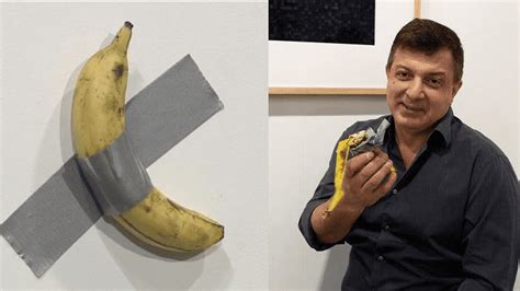 Man Eats Rs 85 Lakh Banana Artwork By Italian Artist Maurizio Cattelan