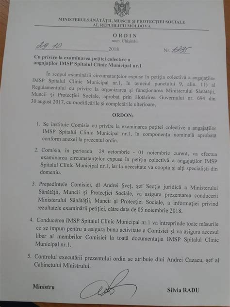 Un nou ordin semnat de Silvia Radu Nu au ce căuta în sistemul medical