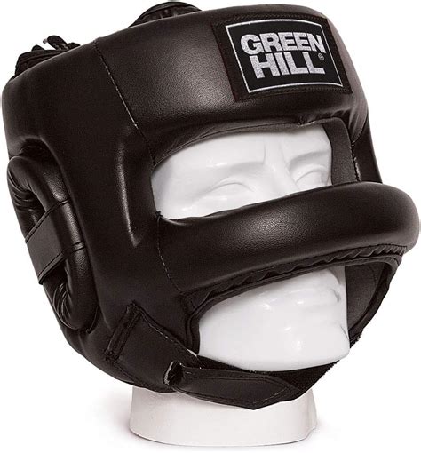 Green Hill Casco De Boxeo Castle Protecci N Barra Frontal Boxing Negro