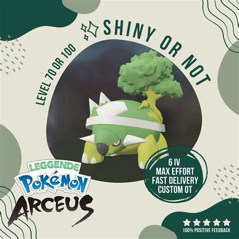 Torterra Shiny Legends Pokémon Arceus 6 Iv Max Effort Custom Etsy Ireland