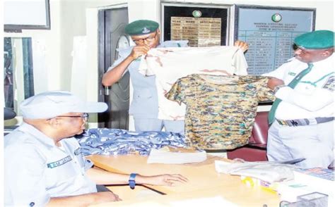 Customs intercept sack of military uniforms from Niger