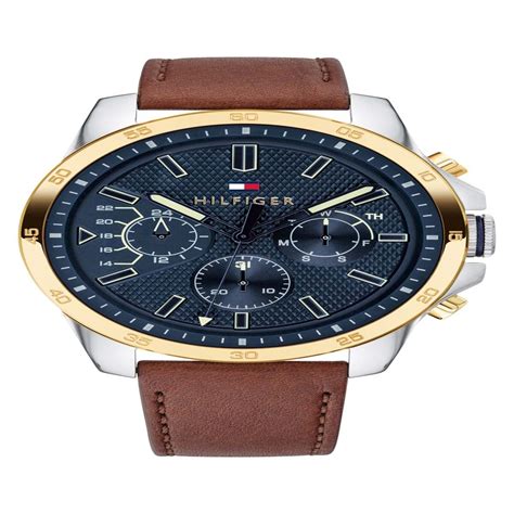 Reloj para caballero color café tommy hilfiger Sears