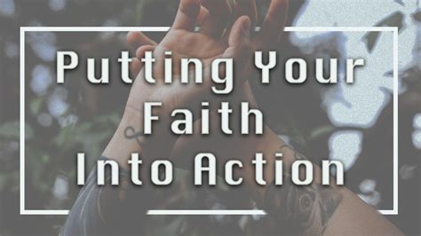 PUTTING YOUR FAITH INTO ACTION Woodland Church