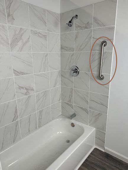 Shower Grab Bar Placement Guide GrabBars Shower Grab Bar Grab