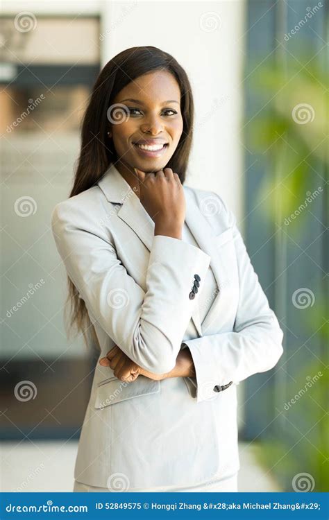 Femme Daffaires Africaine Moderne Image Stock Image Du Employé