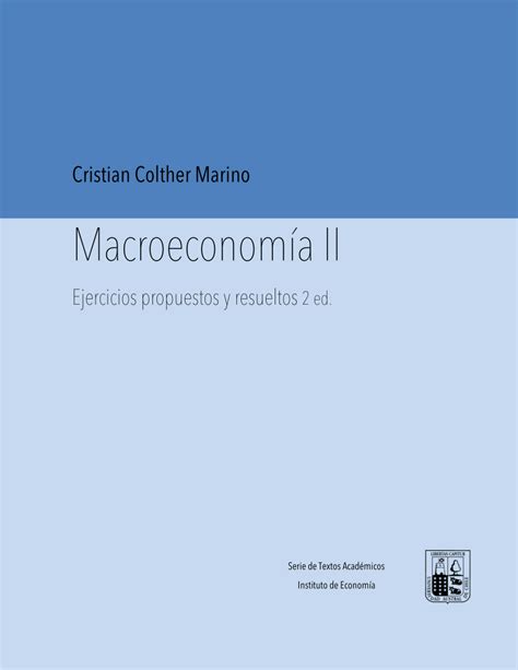 PDF Ejercicios resueltos de Macroeconomía II