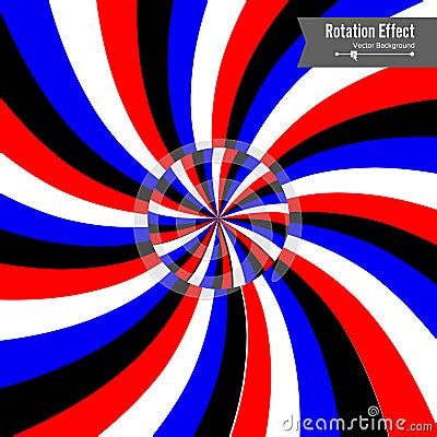 Optical Illusion Vector D Art Rotation Dynamic Effect Spin Cycle