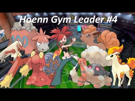 Hoenn Gym Leader Flannery Pok Mon Battle Revolution Youtube